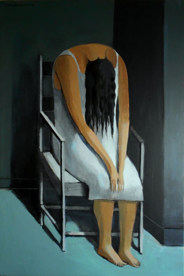 Annie Kurkdjian, 2022, Acrylic on canvas, 120x80cm