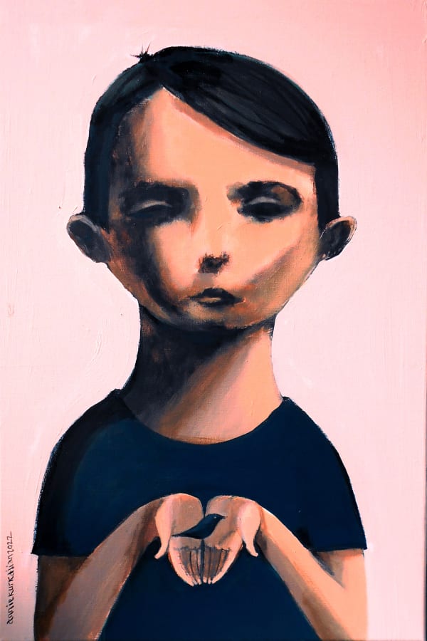 Annie Kurkdjian, 2022, Acrylic on canvas, 90x60cm