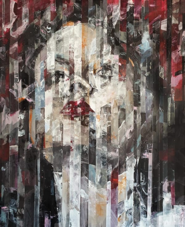 Besher Koushaji, Untitled, 2021, Acrylic on canvas, 140x120cm