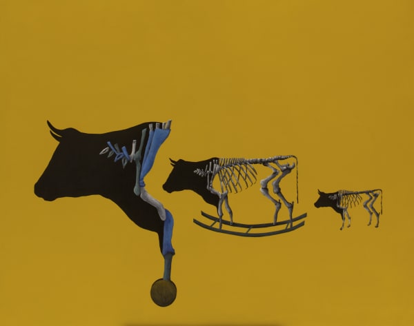 Zaid Shawwa, Toy, 2022, Acrylic on canvas, 120x150cm