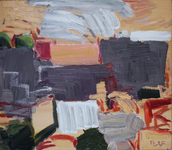 Ammar Khammash, 2021, Oil on wood, 19x22cm - framed 22.5x25.5cm