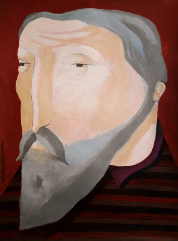 Annie Kurkdjian, 2020, Mixed media on card, 75x55cm