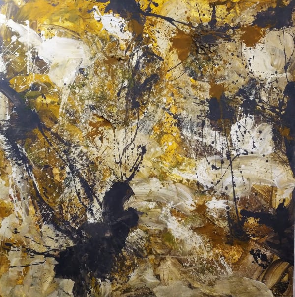 Mohammad Dohaidel, 2019, Acrylic on canvas, 150x150cm