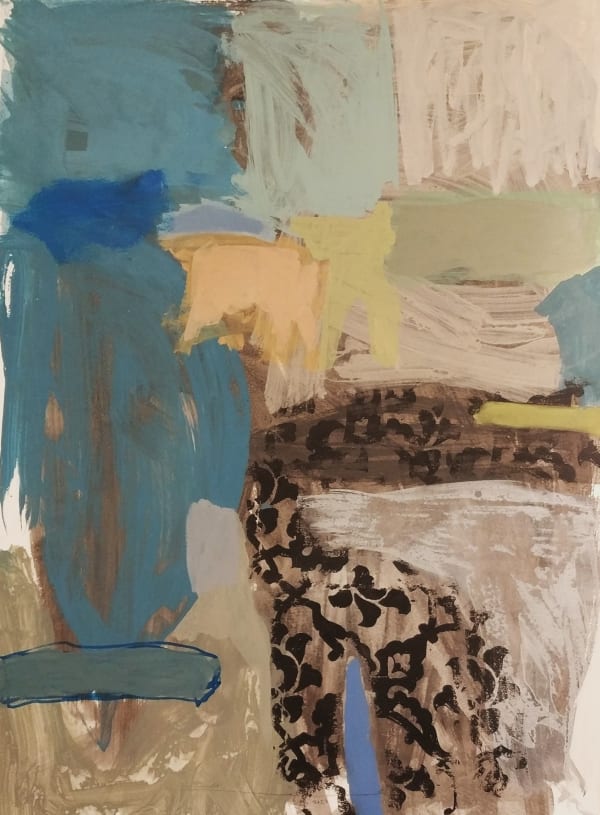 Amjad Ghannam, 2023, Acrylic on canson, 75x55cm