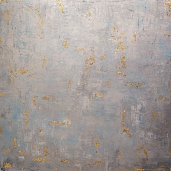 Heba Abu Koash, Vintage, 2020, Mixed media on canvas, 80x80cm