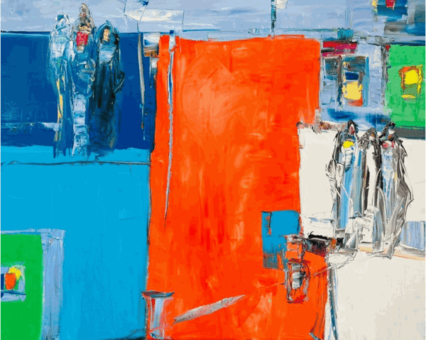 Rana Safadi, 2021, Oil on canvas, 90x110cm