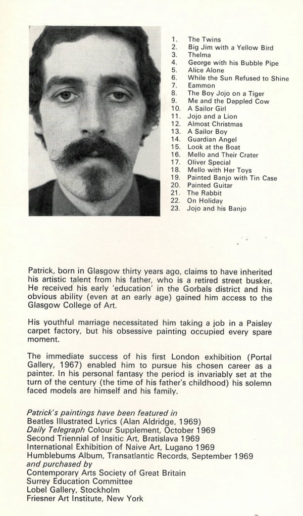 3A Nov Dec 1969 Portal Gallery Patrick At Portal 3
