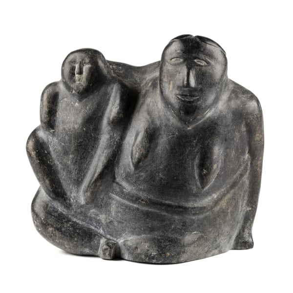Attr.: John Attok (1906-1980) Arviat (Eskimo point) Mother and Child, c. 1965-8 REALIZED: $3,120