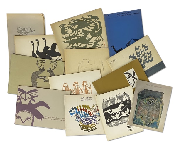 Lot 83 Quantity of Cape Dorset Annual Print Catalogues Estimate: $150 — $250 PRICE REALIZED: $600