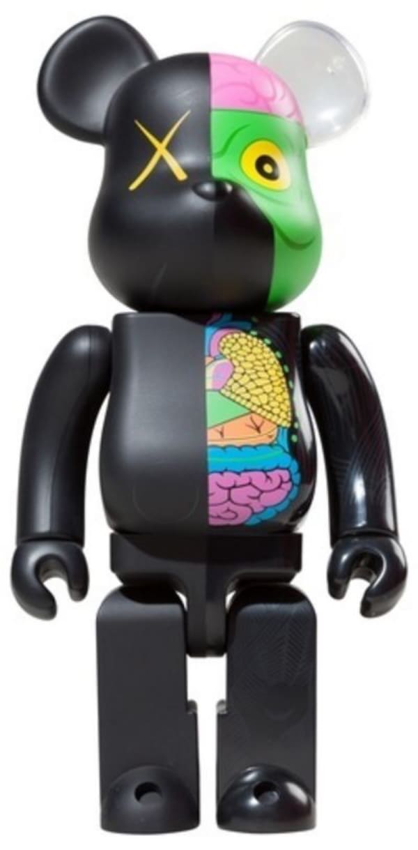 BEARBRICK DISSECTED COMPANION 1000% (BLACK), 2010