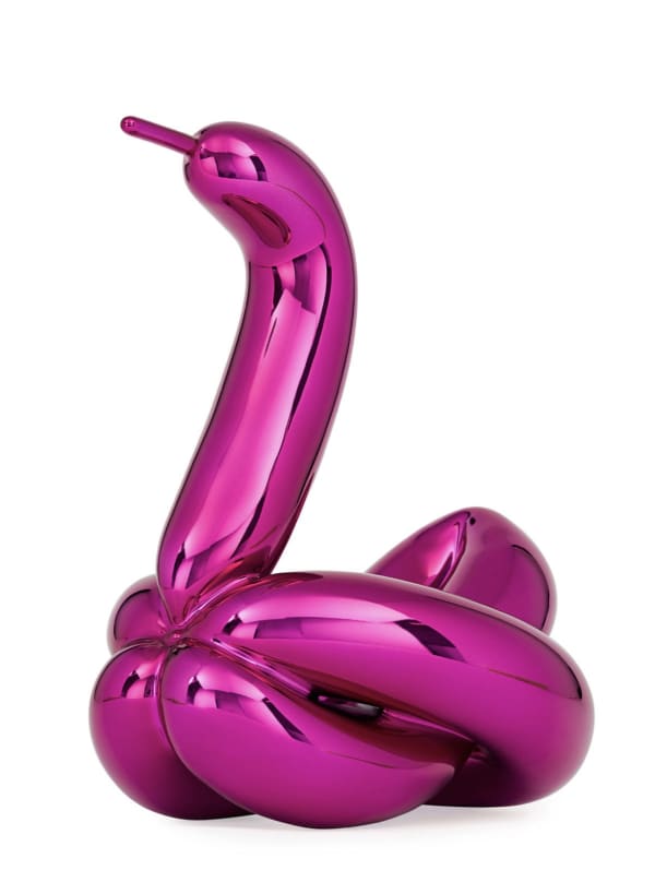 Image of Swan Jeff Koons magenta 5Art Gallery