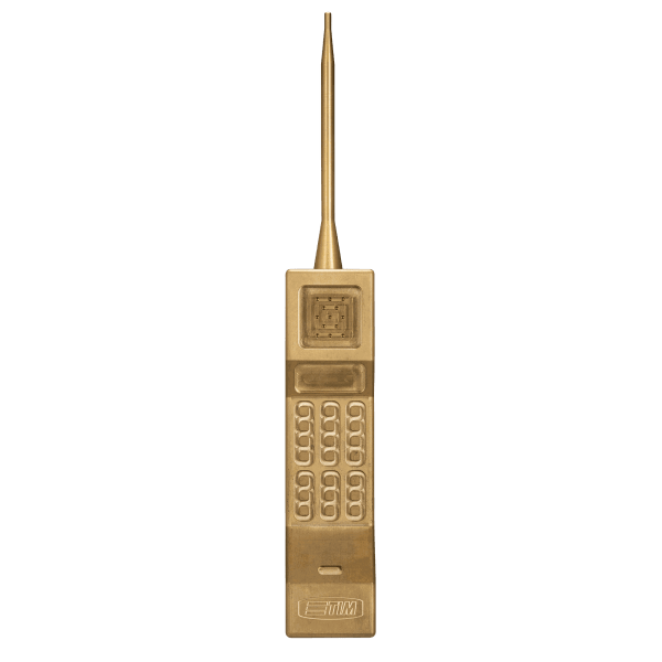 Brick Phone Bronze from Tim De Vries from 5Art Gallery