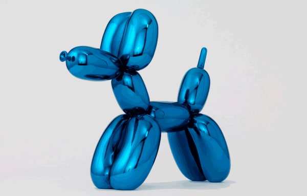 Jeff Koons, Balloon Dog (Blue), 2021