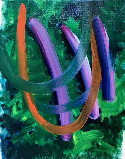 Odey Curbelo, Apariciones Oil Painting #1, 2020