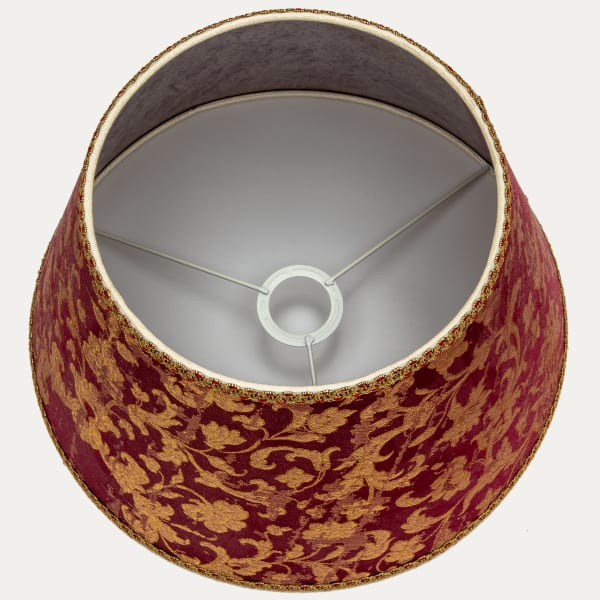 Base Fitting Lampshade The same principle as a fixed gimble, but wired from the bottom. Washers can be 42mm (ES), 28mm (BC or SES) or 20mm (SBC). Please stipulate how high you would like the washer to be set.