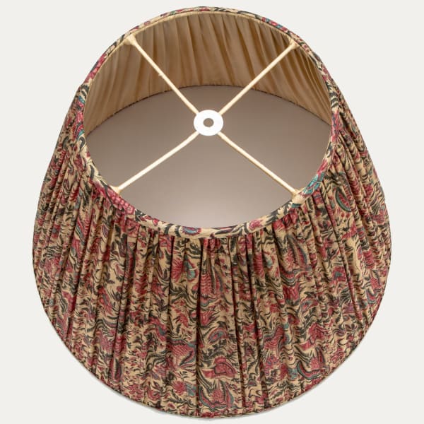 Finial Fitting Lampshade This fitting is used with US harps or a finial rod system. The fitting on the lampshade is often set straight across or dropped down slightly on the lampshade. Please stipulate how high you would like the 10mm washer to be set.