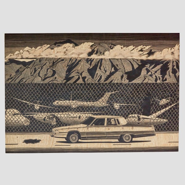 Enrique Figueredo, Paveando en mi Cadillac antibalas (Cruising in my Bulletproof Cadillac), 2020