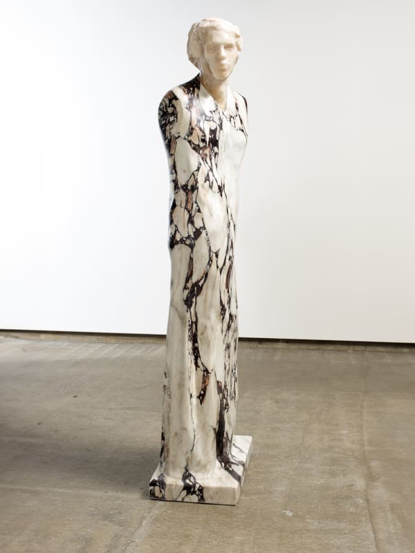 DANIEL SILVER Wade, 2018 Onyx, marble 195 x 62 x 35 cm 76.8 x 24.4 x 13.8 in