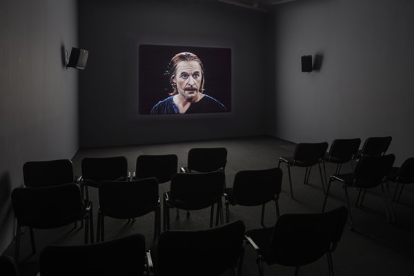 Tacita Dean, Event for a Stage, 2015. 16mm colour film, optical sound. 50 minutes. Installation view: The Fruitmarket Gallery, Edinburgh