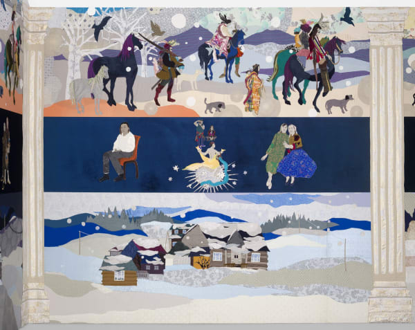 Małgorzata Mirga-Tas, Re-enchanting the World: January, 2022. Courtesy of artist; Frith Street Gallery, London; Foksal Gallery Foundation, Warsaw and Karma International, Zürich