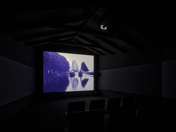 Fiona Tan, Footsteps, 2022, exhibition Fiona Tan, Mountains and Molehills, Eye Filmmuseum Amsterdam, 2022 Photo: Studio Hans Wilschut Courtesy Frith Street Gallery, London