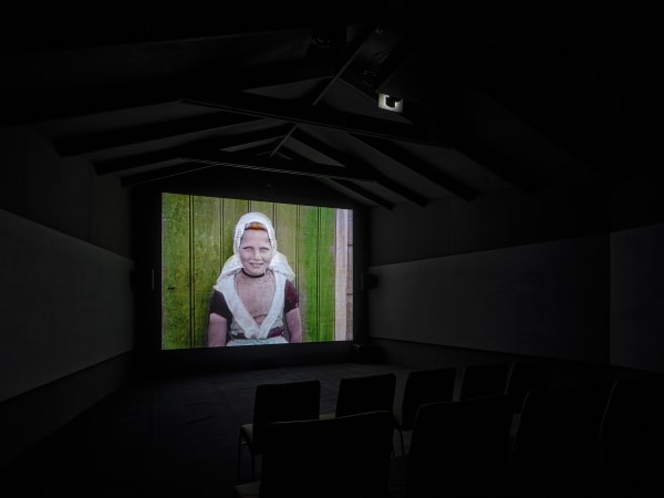 Fiona Tan, Footsteps, 2022, exhibition Fiona Tan, Mountains and Molehills, Eye Filmmuseum Amsterdam, 2022 Photo: Studio Hans Wilschut Courtesy Frith Street Gallery, London.