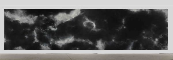 Tacita Dean, When first I raised the Tempest, 2016. Chalk on blackboard, 8 panels, each 122 x 244 cm, 244...