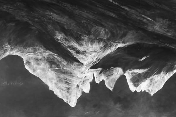 Tacita Dean, Inferno, 2019 (detail). Chalk on masonite, 242 x 1219 cm (overall). Photo: Fredrik Nilsen