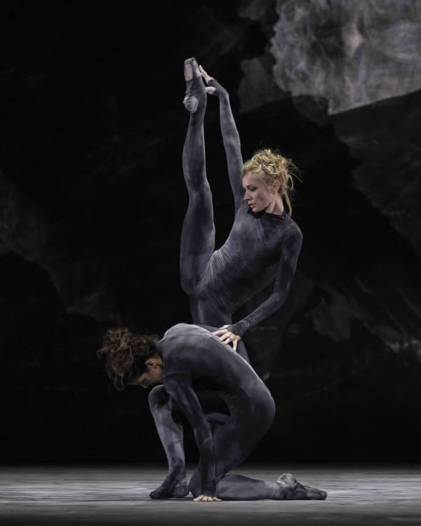 Melissa Hamilton and Mayara Magri in The Dante Project, The Royal Ballet. Photo: Andrej Uspenski