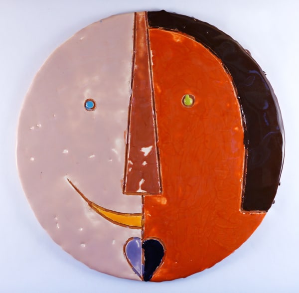 Polly Apfelbaum, Barn Face (Brown Nose), 2021