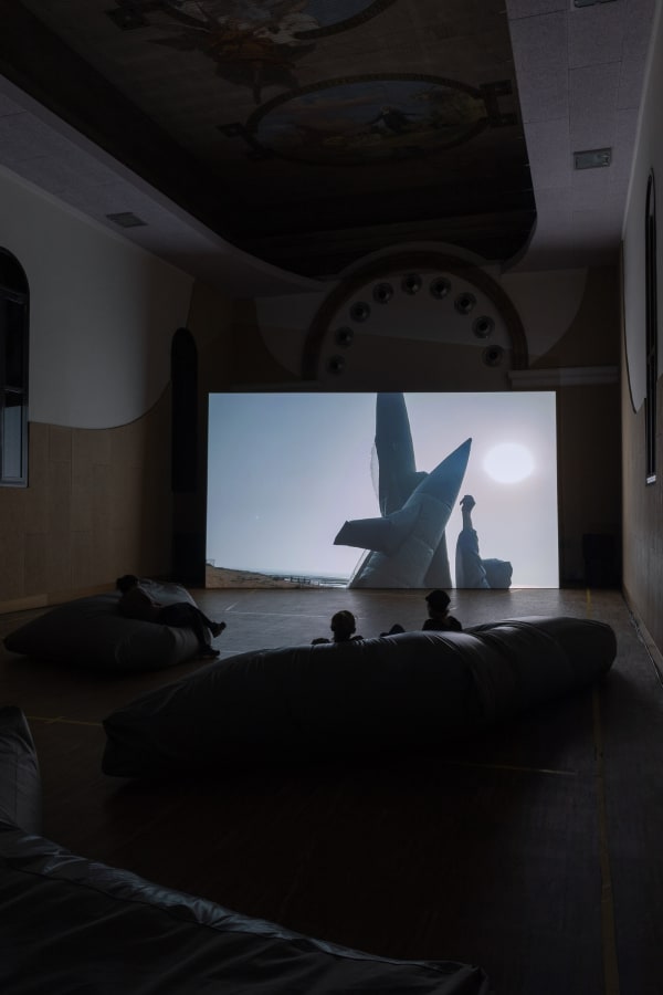 Fiona Banner aka The Vanity Press, Pranayama Organ, 2021. High definition digital film 10:38 mins. Soft Parts: Wing, Flap, Fin,...