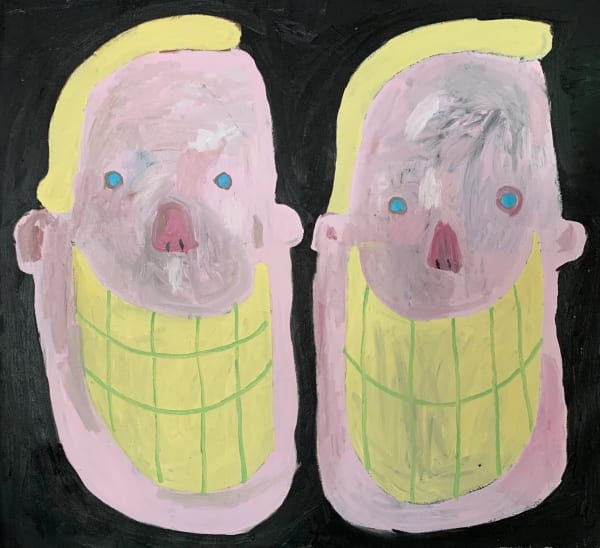 White Boys That Made My Sister Cry, 2020 oil on canvas 66 x 73 in