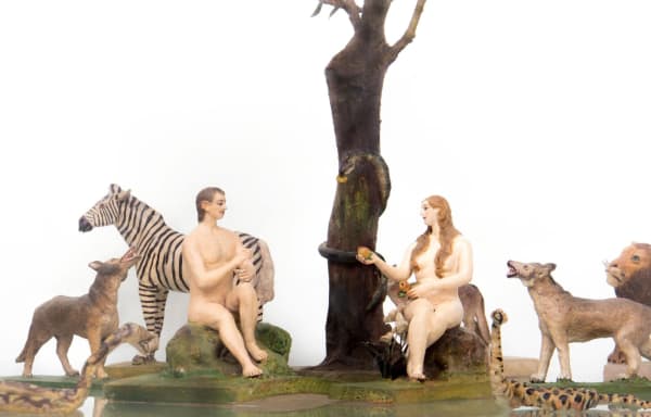 Adan y Eva en el Paraíso