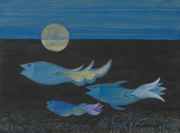Samy BRISS, La promenade des poissons dans la nuit
