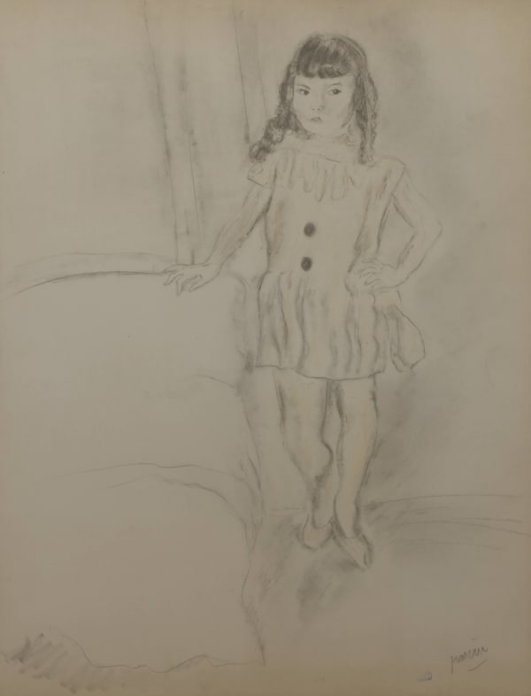 Jules PASCIN, Fillette debout
