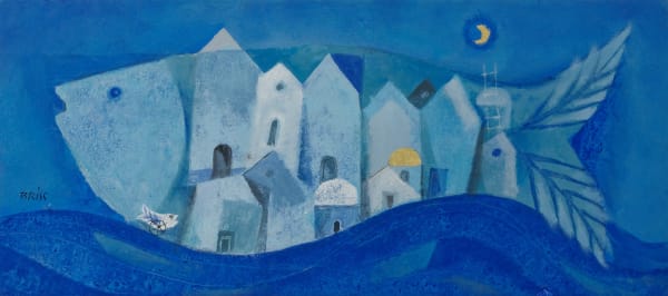 Samy BRISS, La promenade du poisson dans la nuit