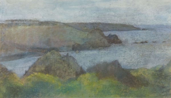 Yvonne SABELÈTE, Falaises de Bremeur en fin de journée, 2018