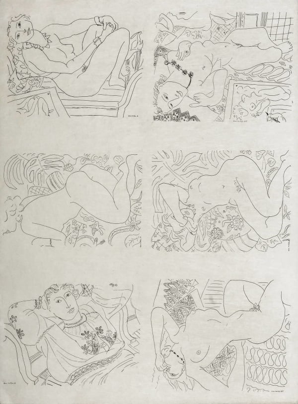 Henri MATISSE, Six portraits et nus féminins II, 1935-36