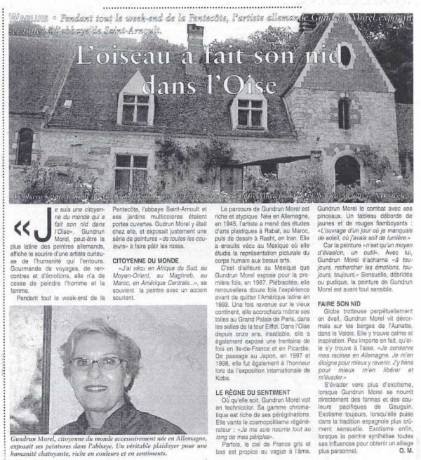 L'oiseau a fait son nid dans l'Oise