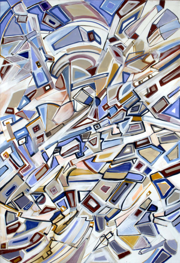 Daniel Escardó Untitled Acrylic on canvas 172 x 112 cm.