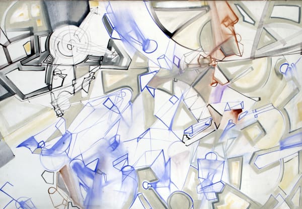 Daniel Escardó Urban pinball, 2008 Acrylioc on canvas 112 x 172 cm.