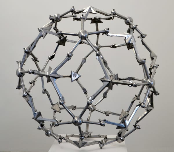 Daniel Escardó Transfera Tramada, 2016 Aluminium sculpture 95 cm. diameter