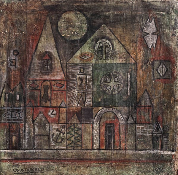 Augusto Torres Iglesia en verde, 1935