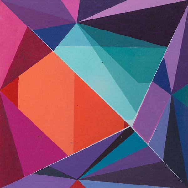 Untitled Tempera on paper 33 x 33 cm