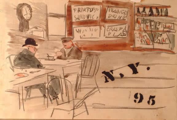 Joaquín Torres García, Escena de New York, 1920-1922