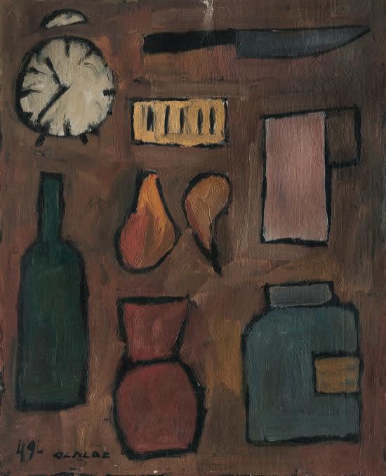 Gastón Olalde, Composición con elementos, 1949