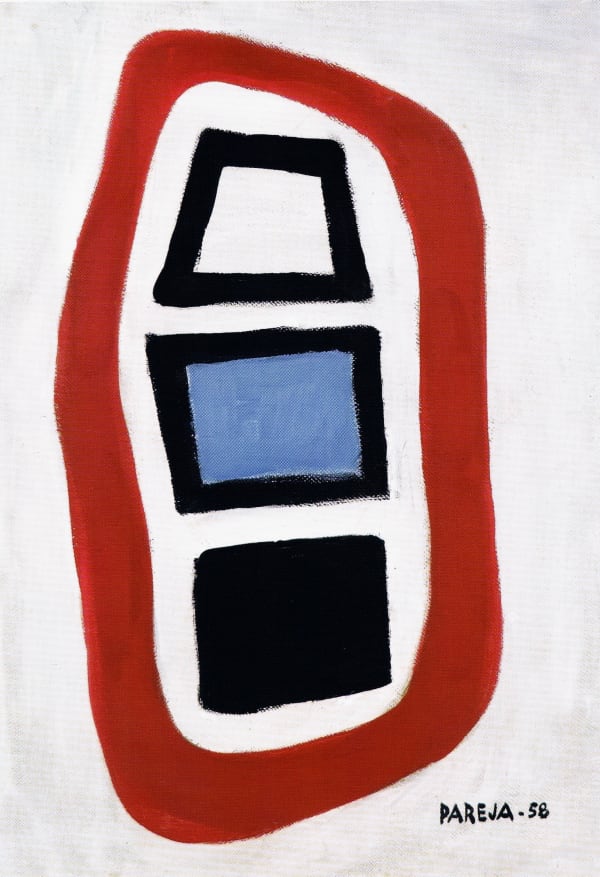Miguel Ángel Pareja, Figura en Rojo, 1958