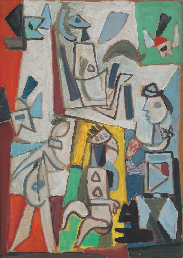 Miguel Ángel Pareja, Composición con figuras 2, 1951