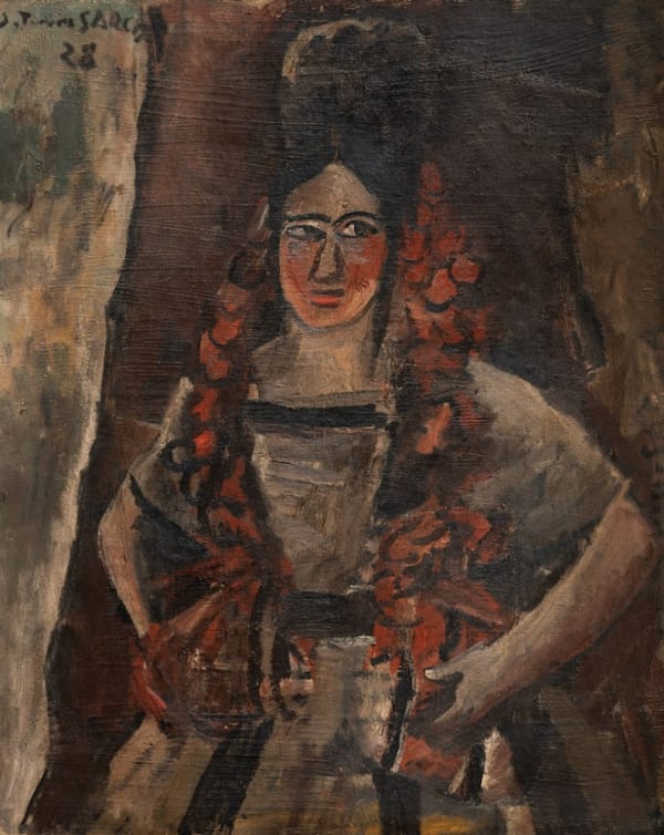 Joaquín Torres García Manola con madroños, 1928