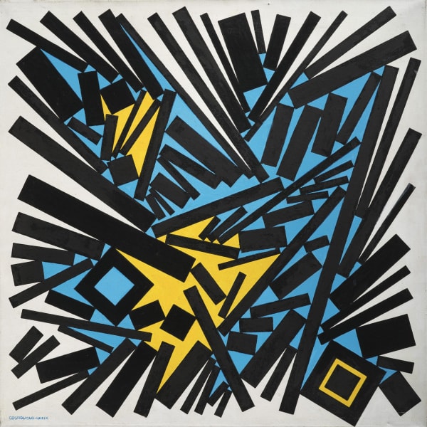 José Pedro Costigliolo Rectangulos en azul y amarillo, 1979